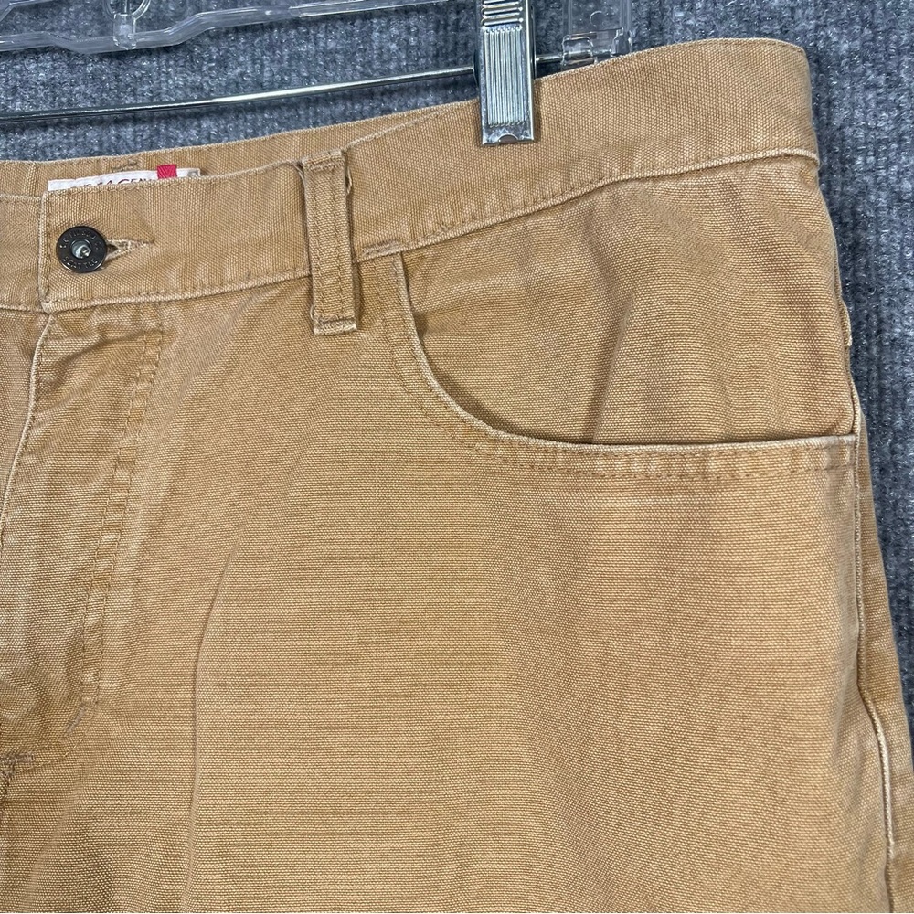 Filson Mens‎ 40X34 Khaki Tan 5 Pocket Canvas Workwear Pants Made in USA - Picture 7 of 14